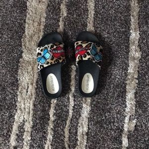 Olivia Miller Cheetah Slides
